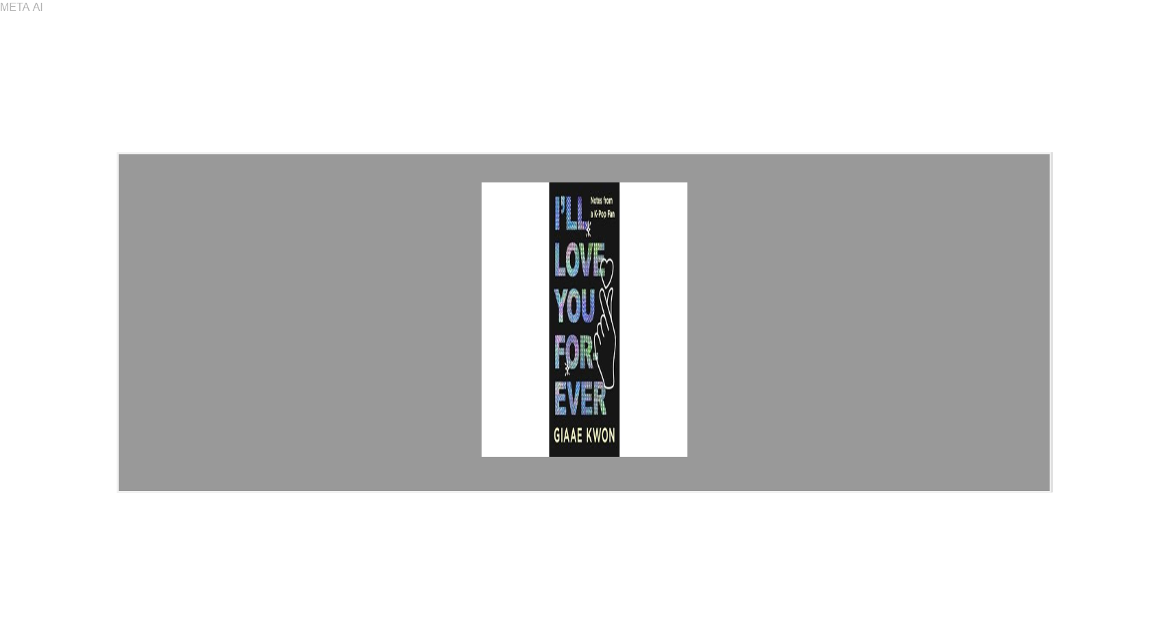 Get today i ll love you forever notes from a k pop fan by giaae kwon